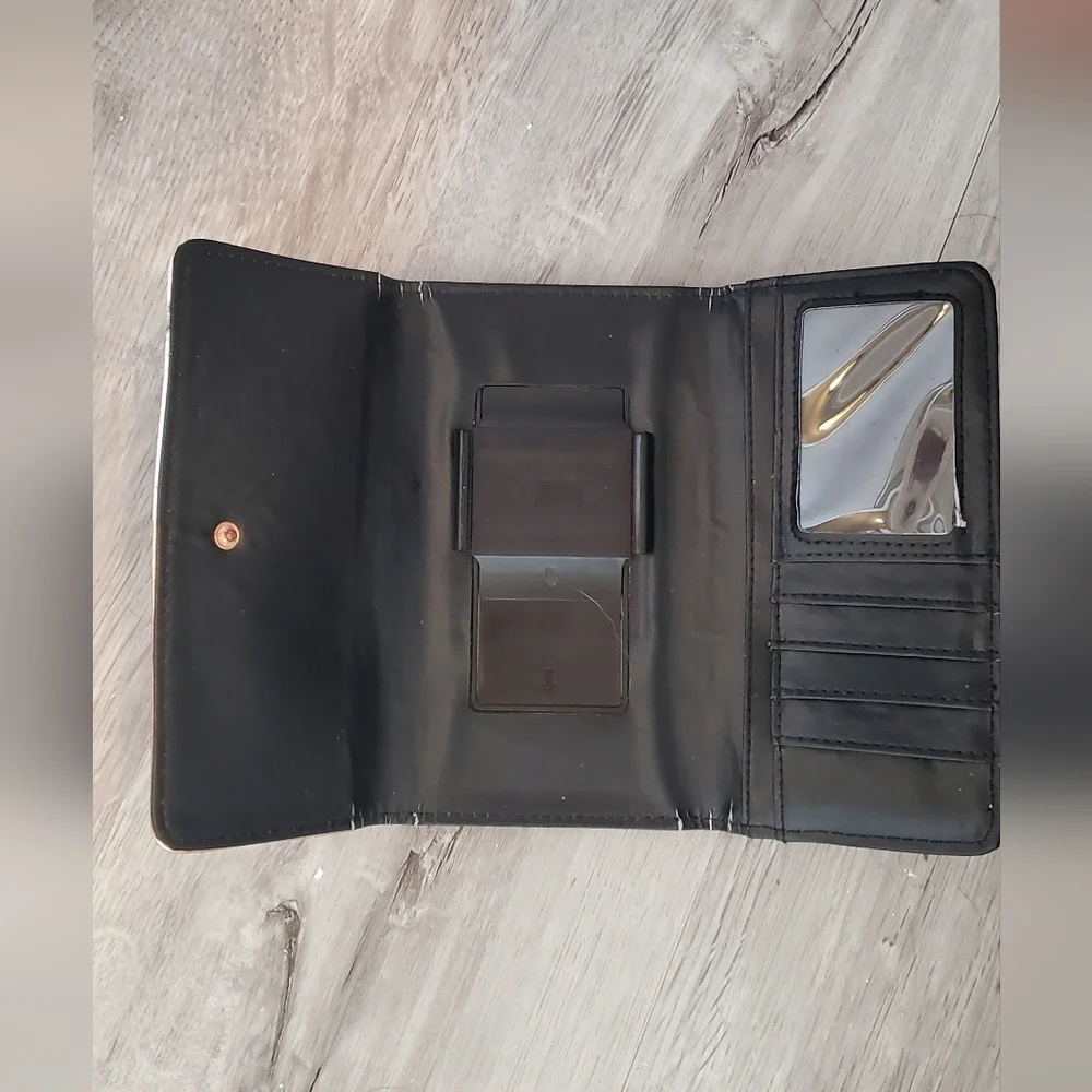 💚5/$25 Elegant Marble and Gold Women's Clutch Wallet